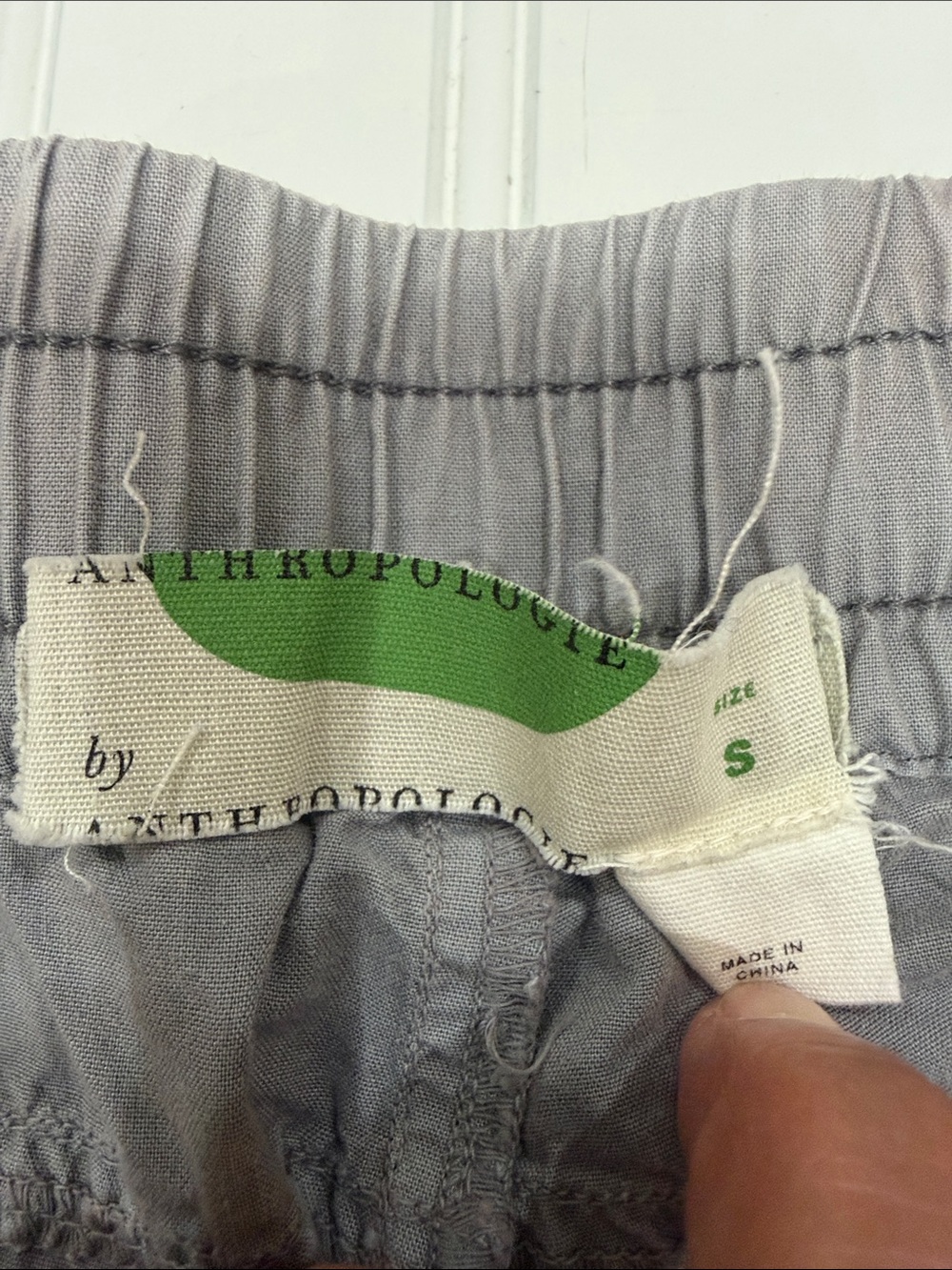 Anthropologie Embroidered Drawstring Jogger Pants Pockets Size Small - Picture 8 of 9